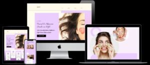 Lustre- Salon for women website image